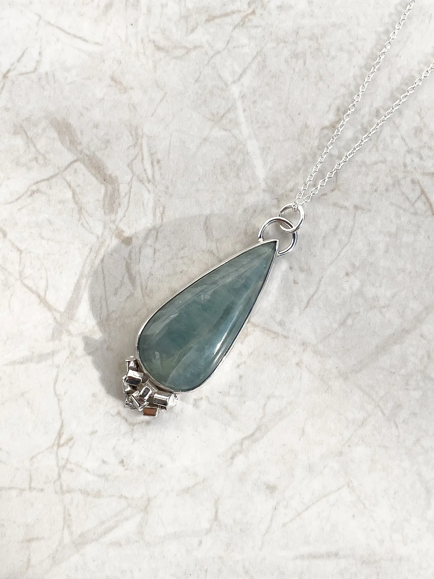Collana Safdie XL in acquamarina 3 3