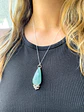 Collana Safdie XL in acquamarina 3 - miniatura 4