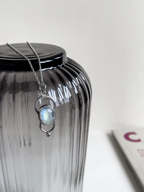 Oval Margarete Necklace (stone of choice)