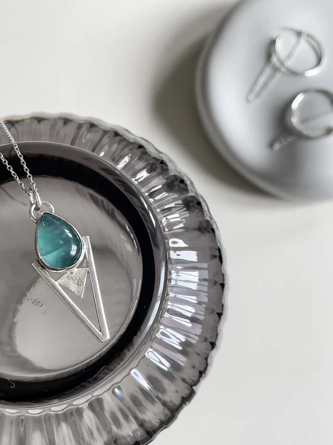 Bauh Necklace Drop (stone of your choice)