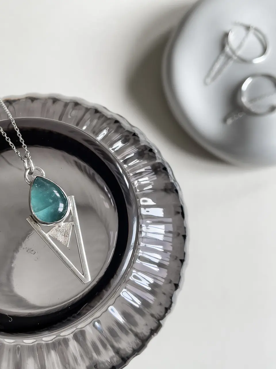 Bauh Necklace Drop (stone of your choice) 1