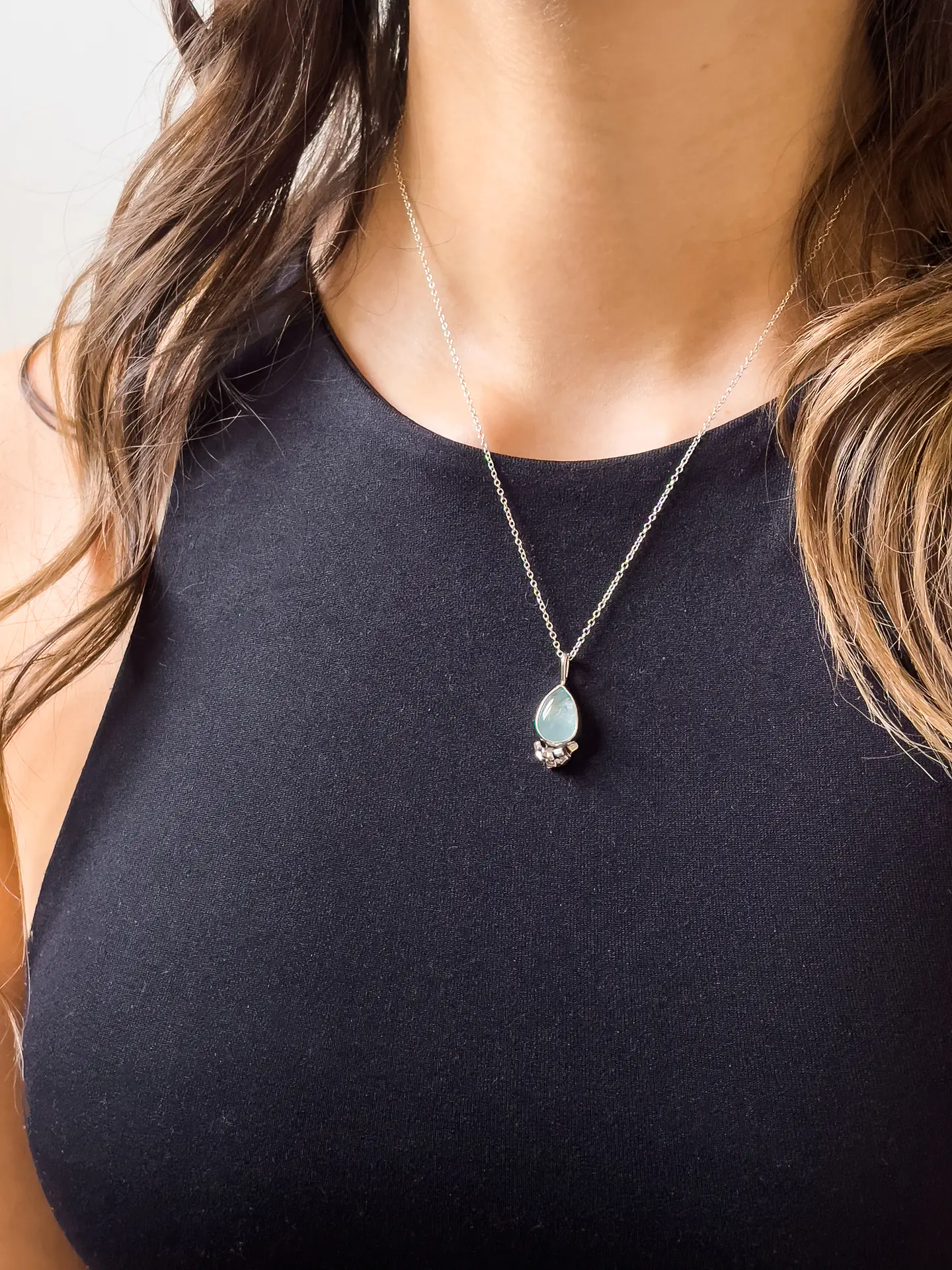 Safdie Necklace (stone of your choice) 3