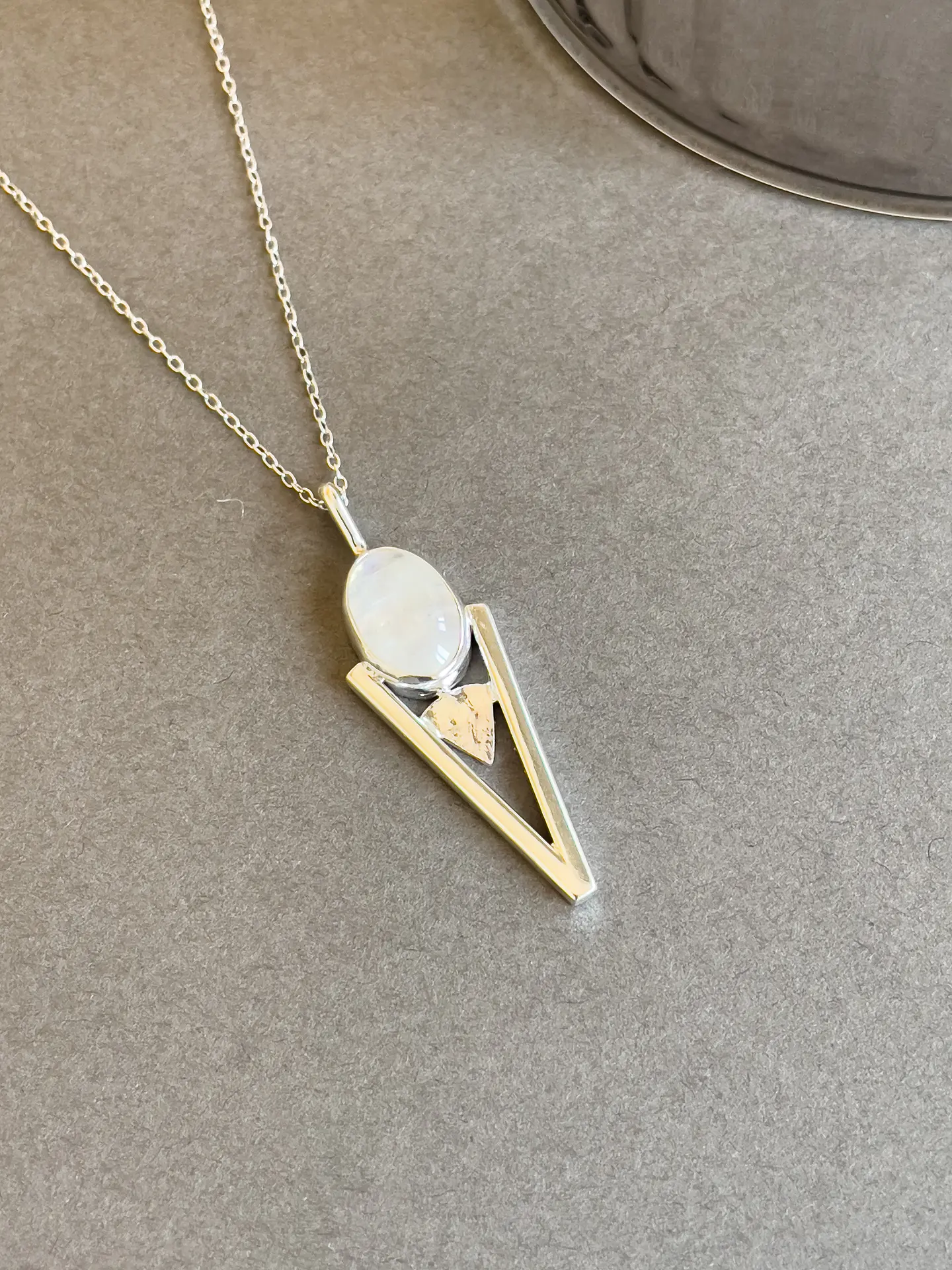 Bauh Necklace Oval (stone of your choice) 4