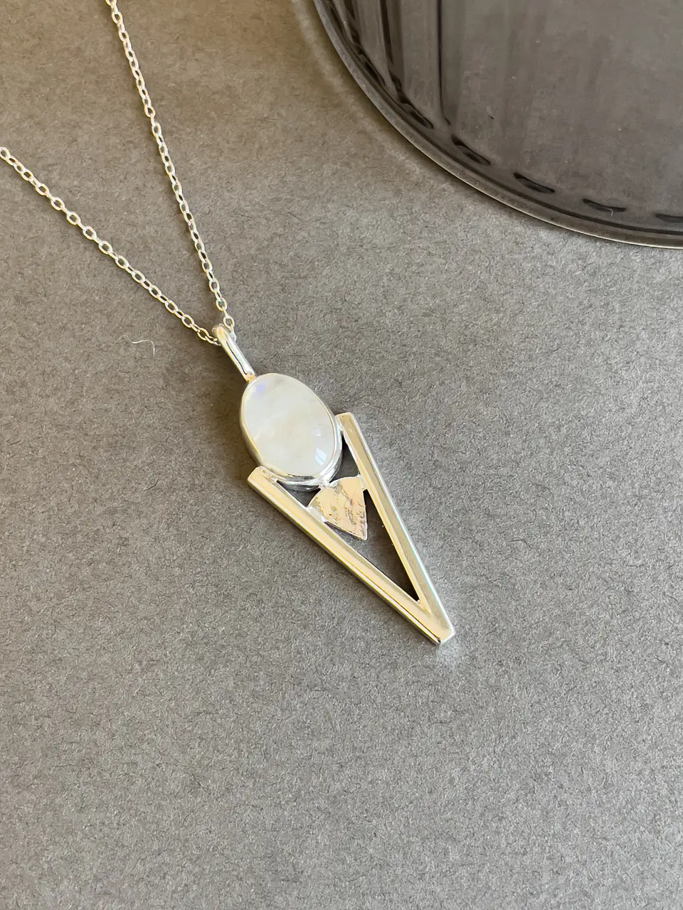 Bauh Necklace Oval (stone of your choice) 1