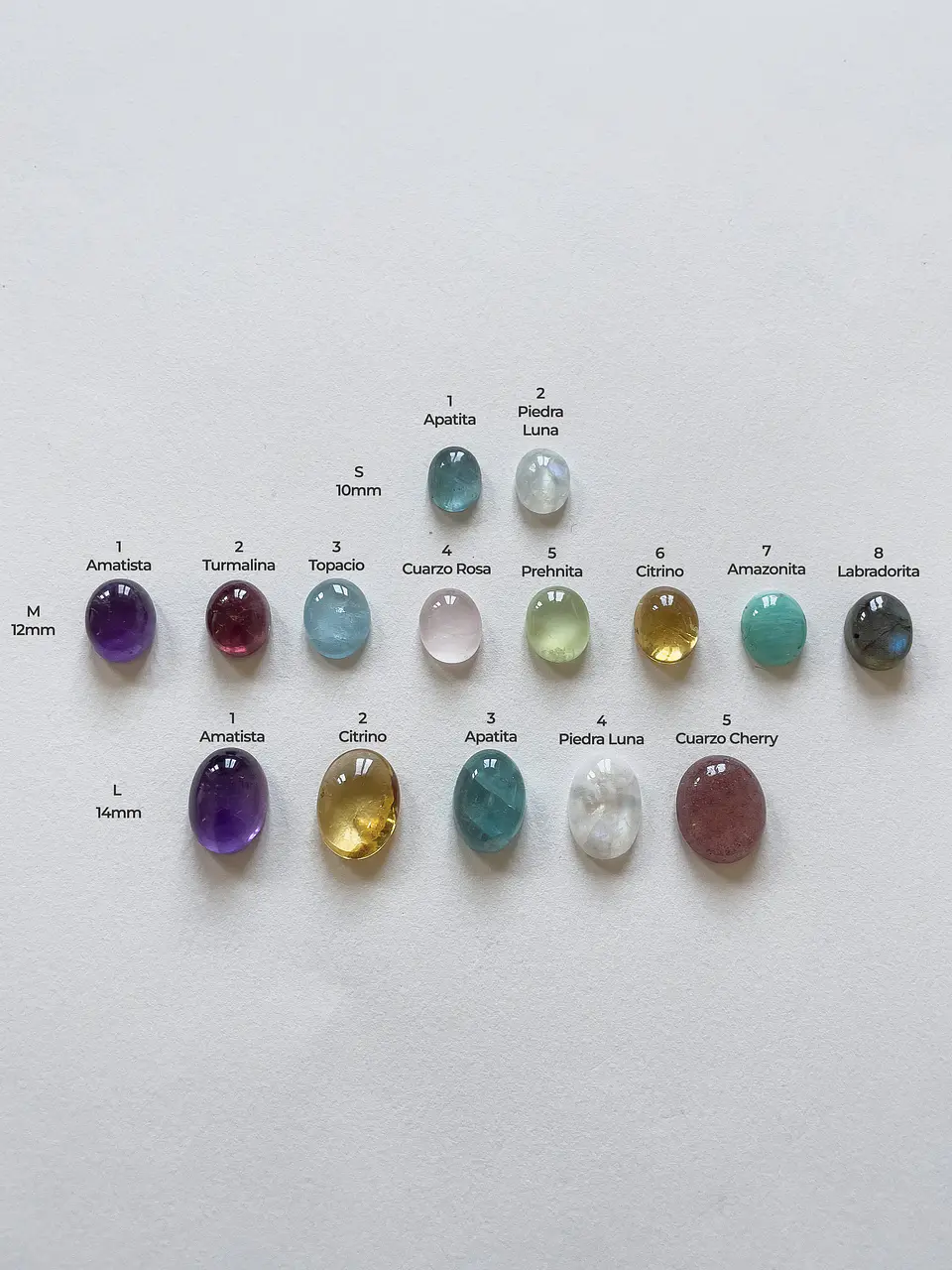 Bauh Necklace Oval (stone of your choice) 5