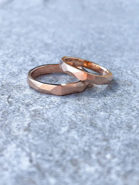 Faceted Ring YG