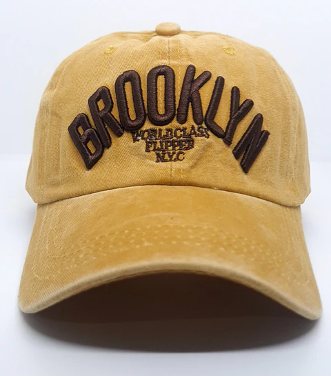Jockey bordado BROOKLYN amarillo
