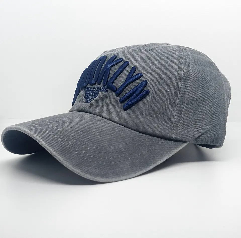 Jockey Bordado BROOKLYN gris 1