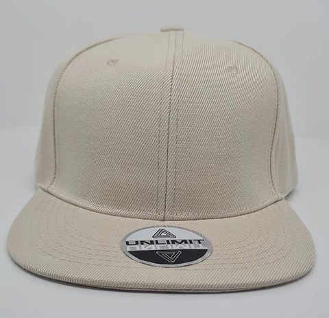 Jockey 6 Panel, visera plana, beige