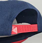 Jockey 6 Panel, visera plana, azul/rojo - Miniatura 3