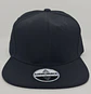 Jockey 6 Panel, visera plana, negro - Miniatura 2