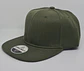 Jockey 6 Panel, visera plana, verde musgo - Miniatura 1