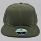 Jockey 6 Panel, visera plana, verde musgo - Miniatura 2