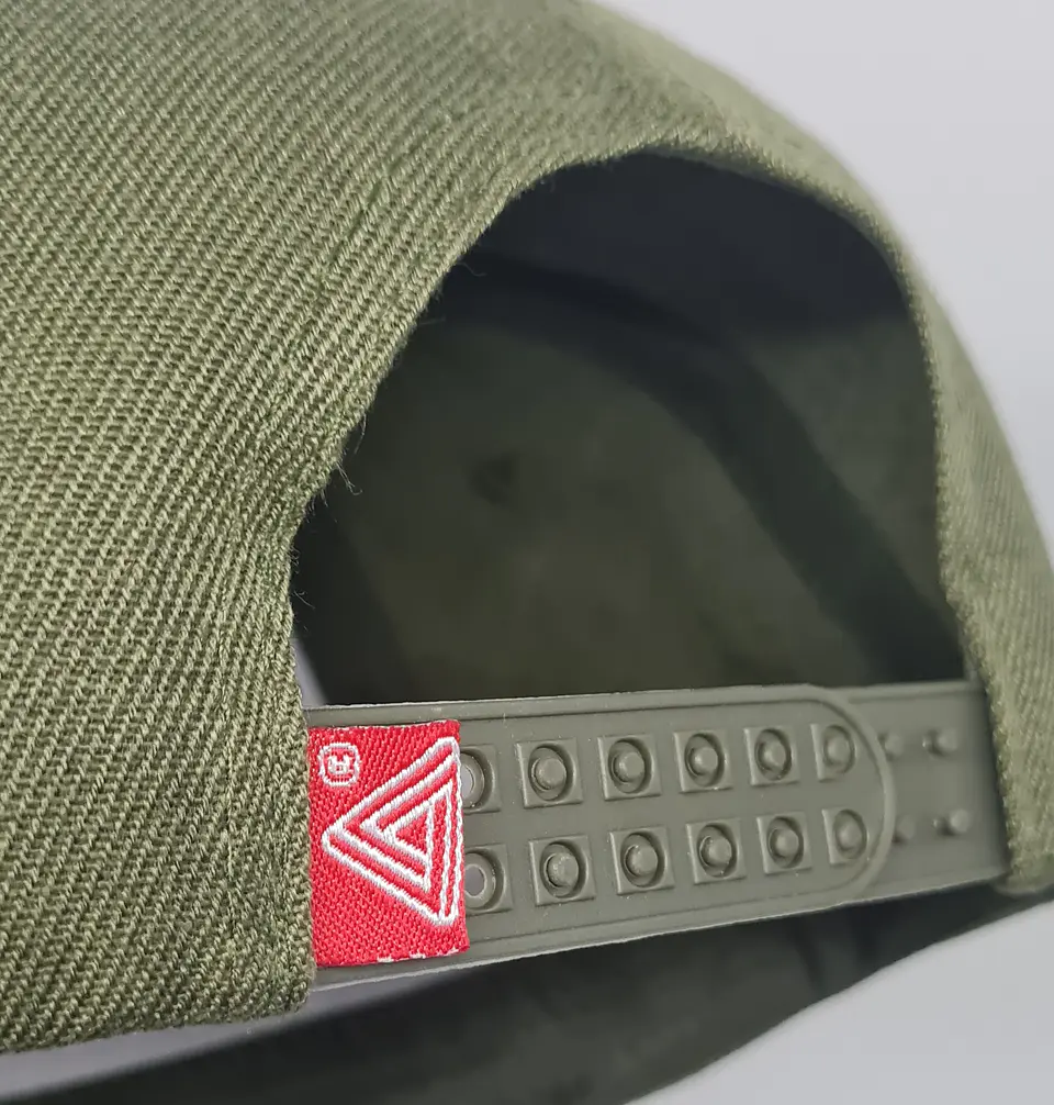 Jockey 6 Panel, visera plana, verde musgo 3
