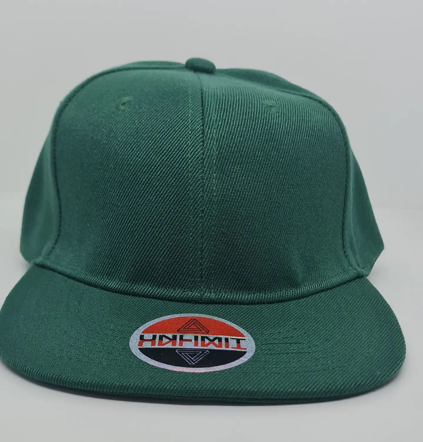 Jockey 6 Panel, visera plana, verde oscuro  2