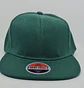 Jockey 6 Panel, visera plana, verde oscuro  - Miniatura 2