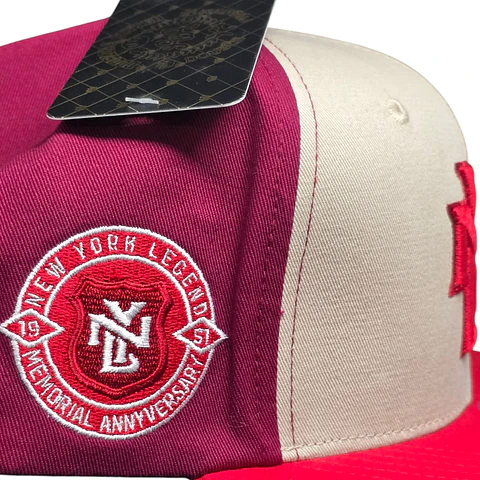 Jockey NEW YORK LEGEND beige/burdeo/rojo