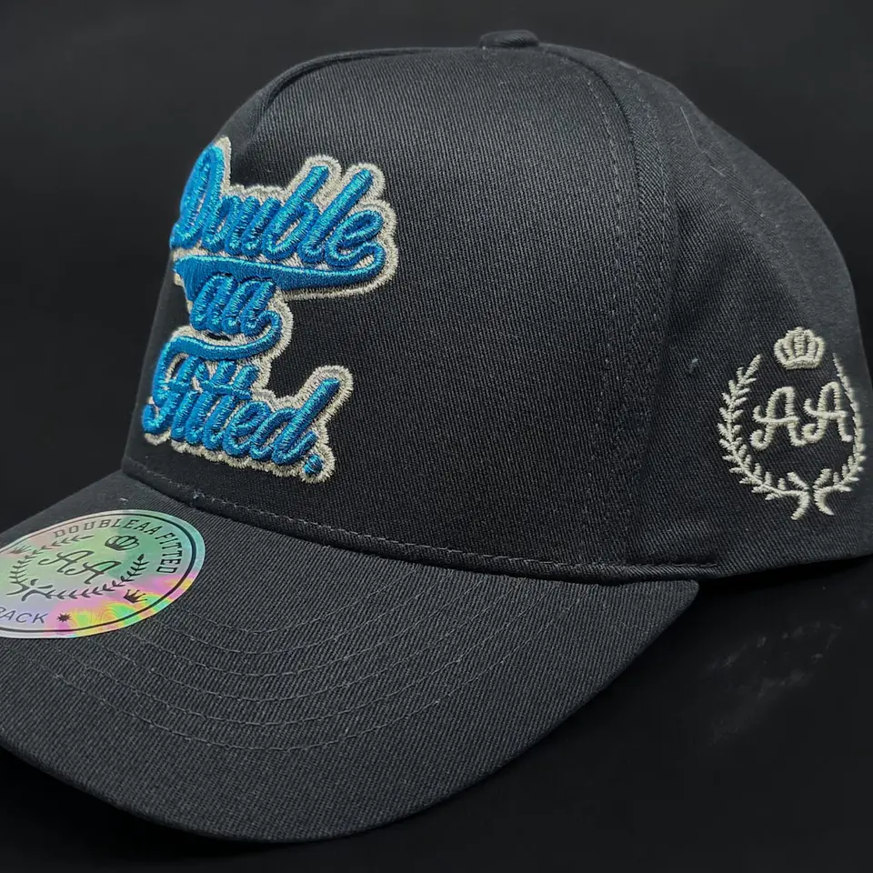 Jockey DOUBLE AA FITTED negro/azul glitter 3