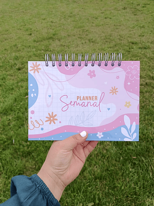 Planner Semanal Rosa