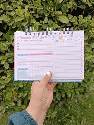 Planner Semanal Rosa