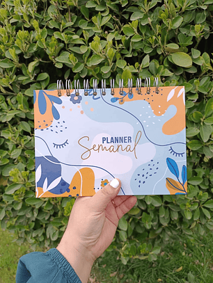 Planner Semanal Azul