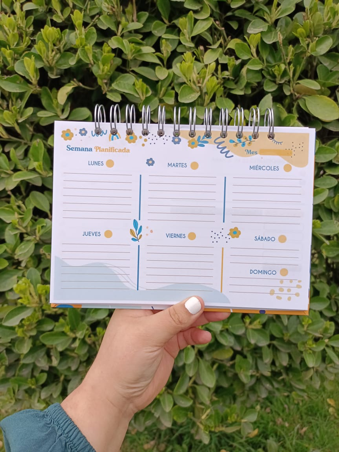 Planner Semanal Azul 3