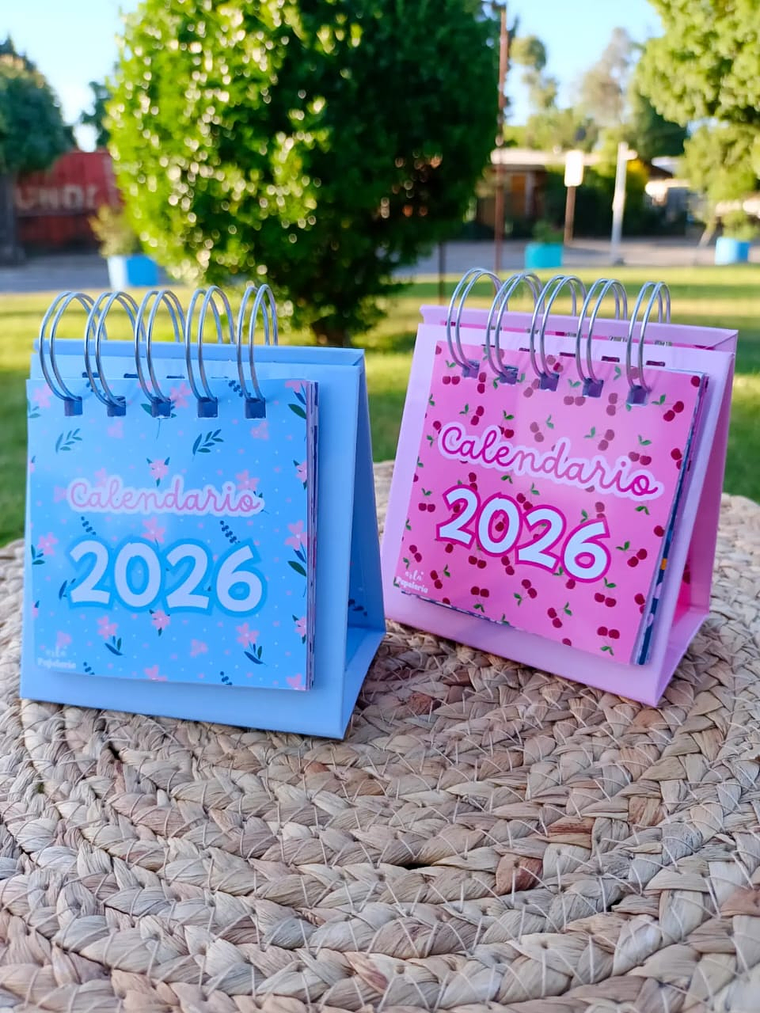 calendario de escritorio rosa 3