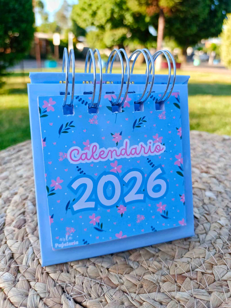 calendario de escritorio celeste 1