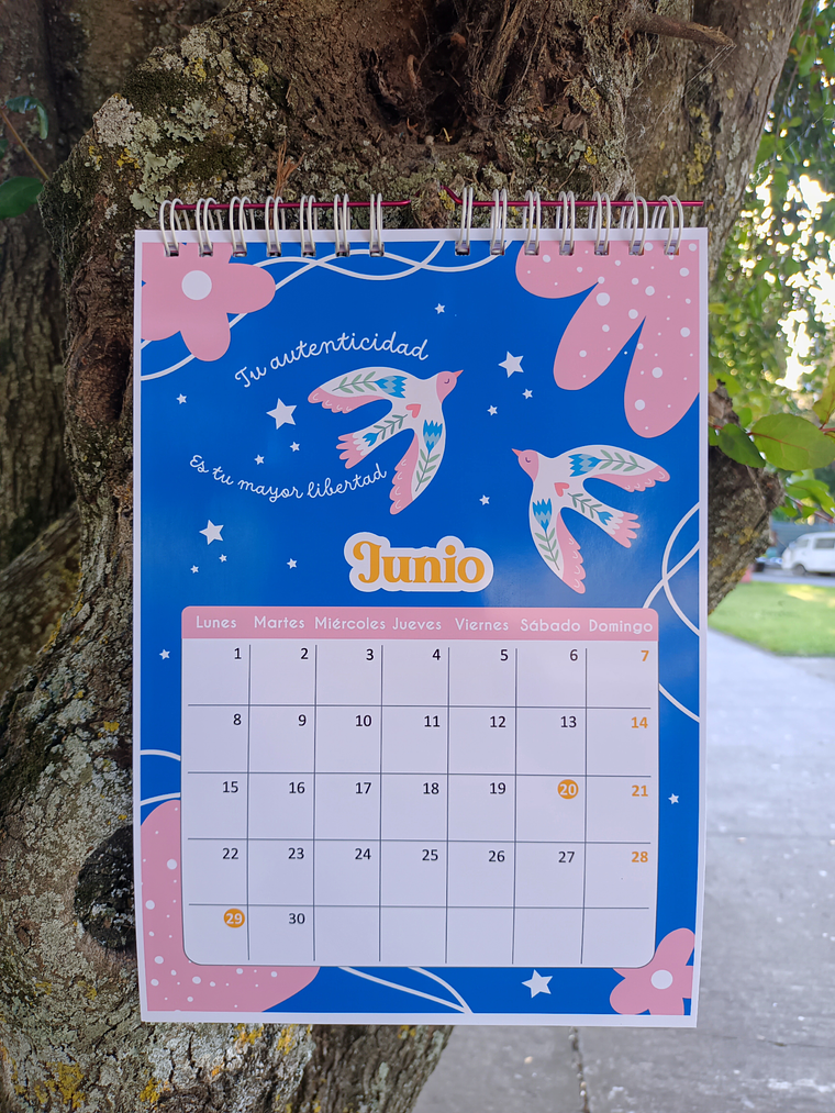 Calendario de pared tipo planner  5