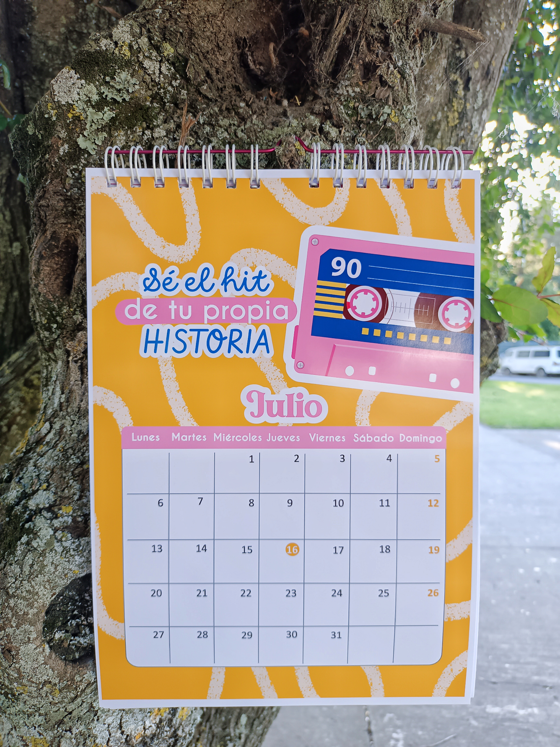 Calendario de pared tipo planner  6
