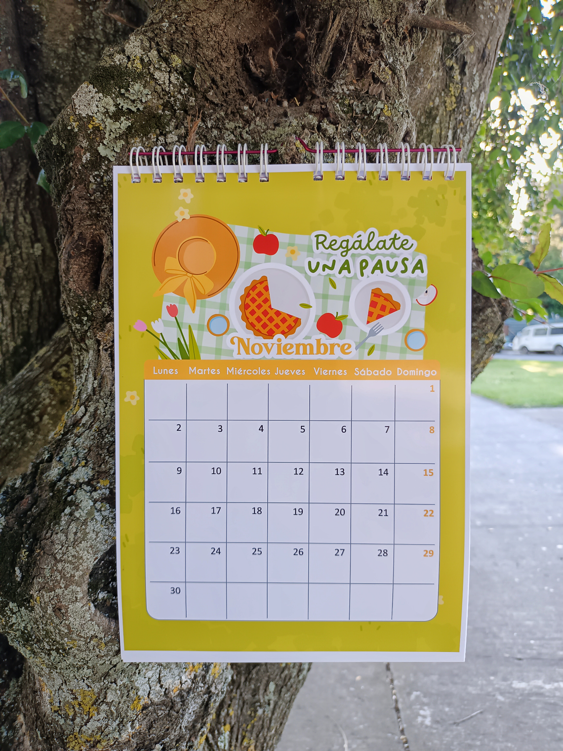 Calendario de pared tipo planner  9