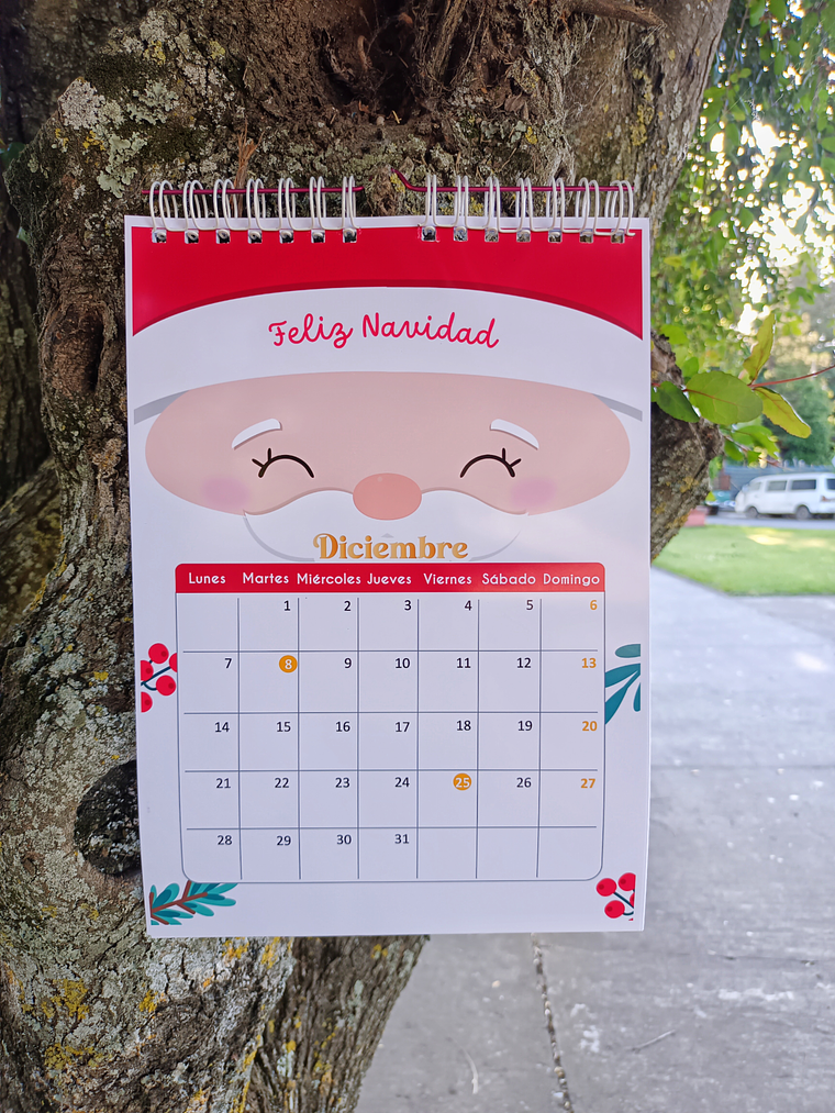 Calendario de pared tipo planner  10