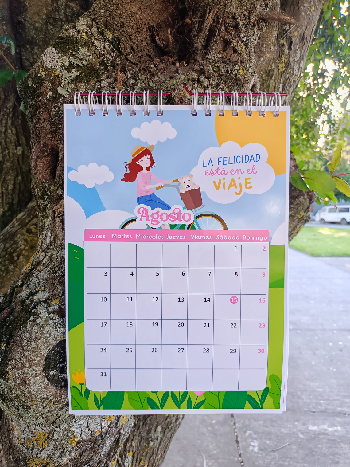 Calendario de pared tipo planner  7