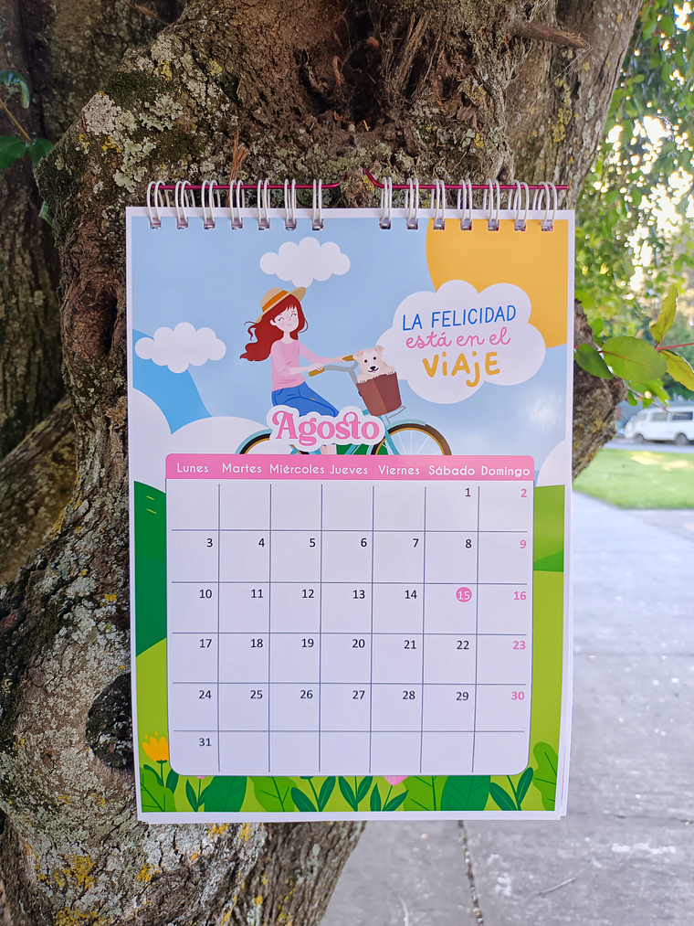 Calendario de pared tipo planner  7
