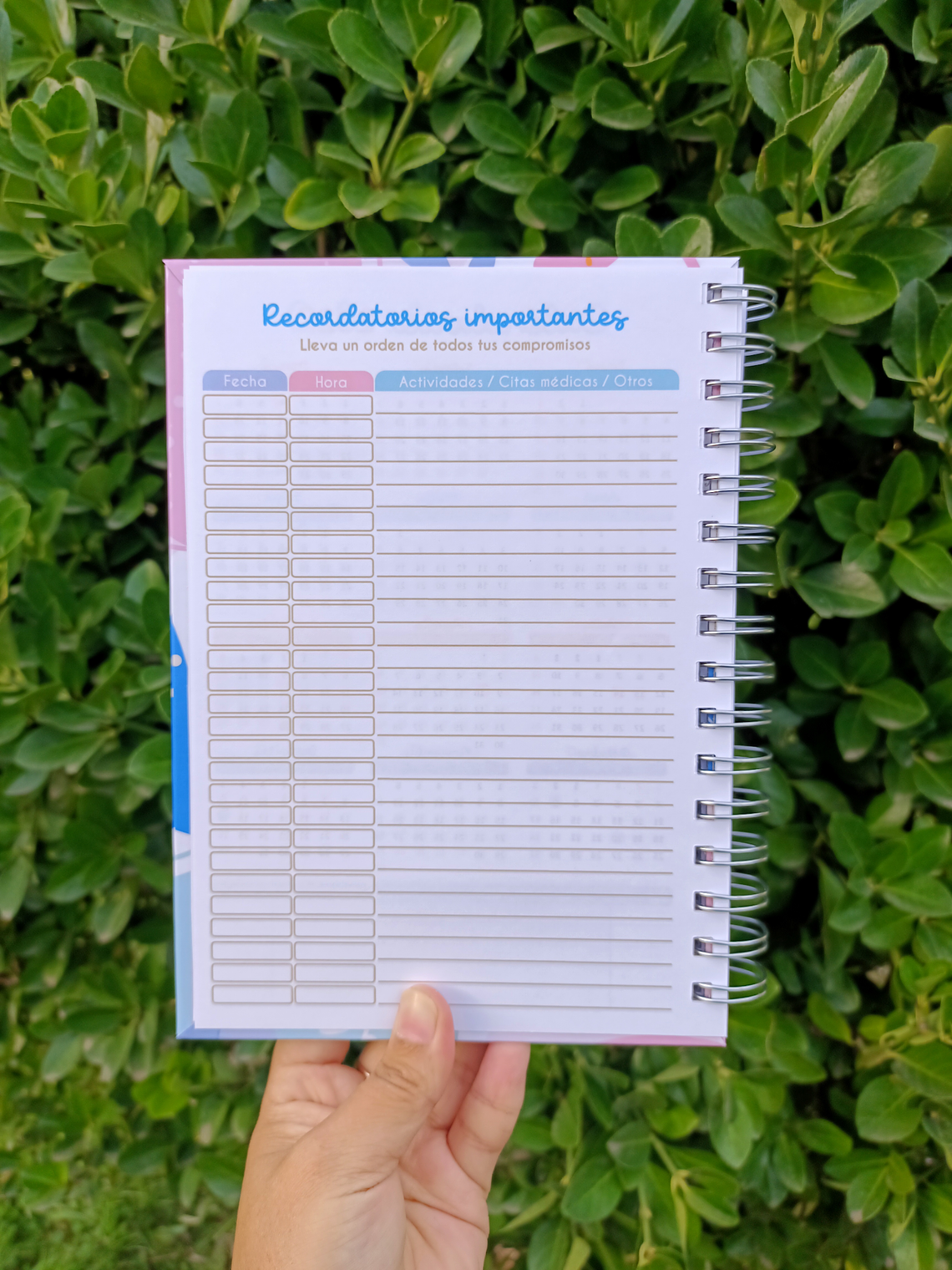 Cuaderno Planificador Serenidad 4