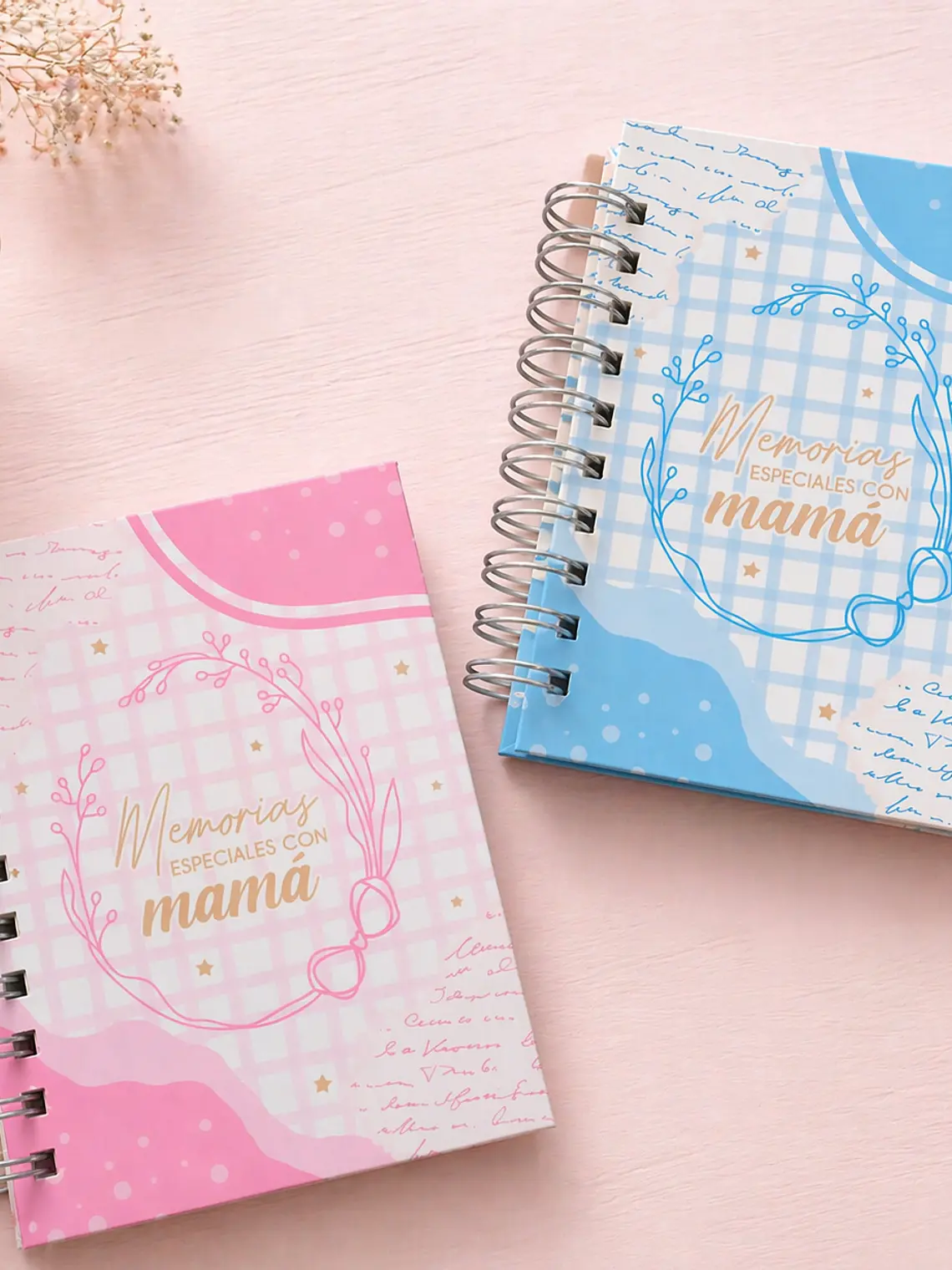 Álbum memorias especiales con mamá, color rosa 2