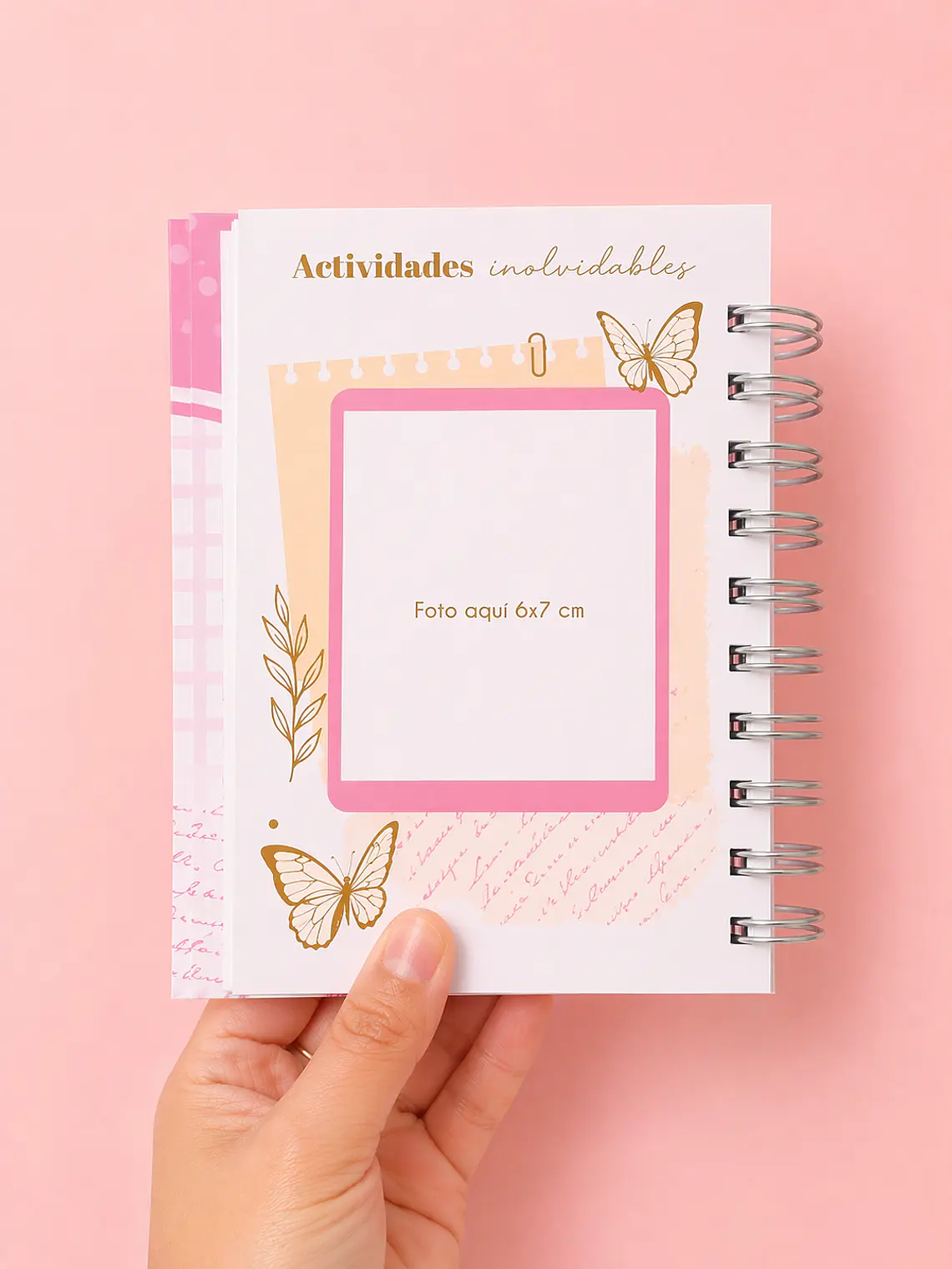 Álbum memorias especiales con mamá, color rosa 5