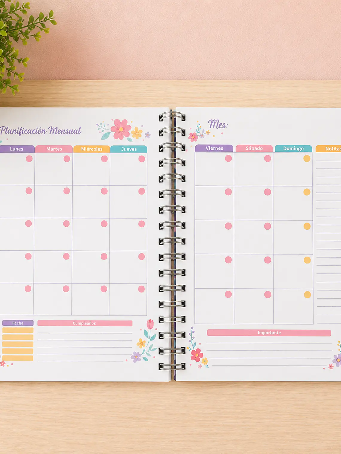 Planner Cristiano Florecer 6