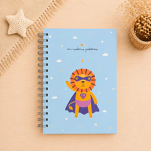 cuaderno pediátrico niño león