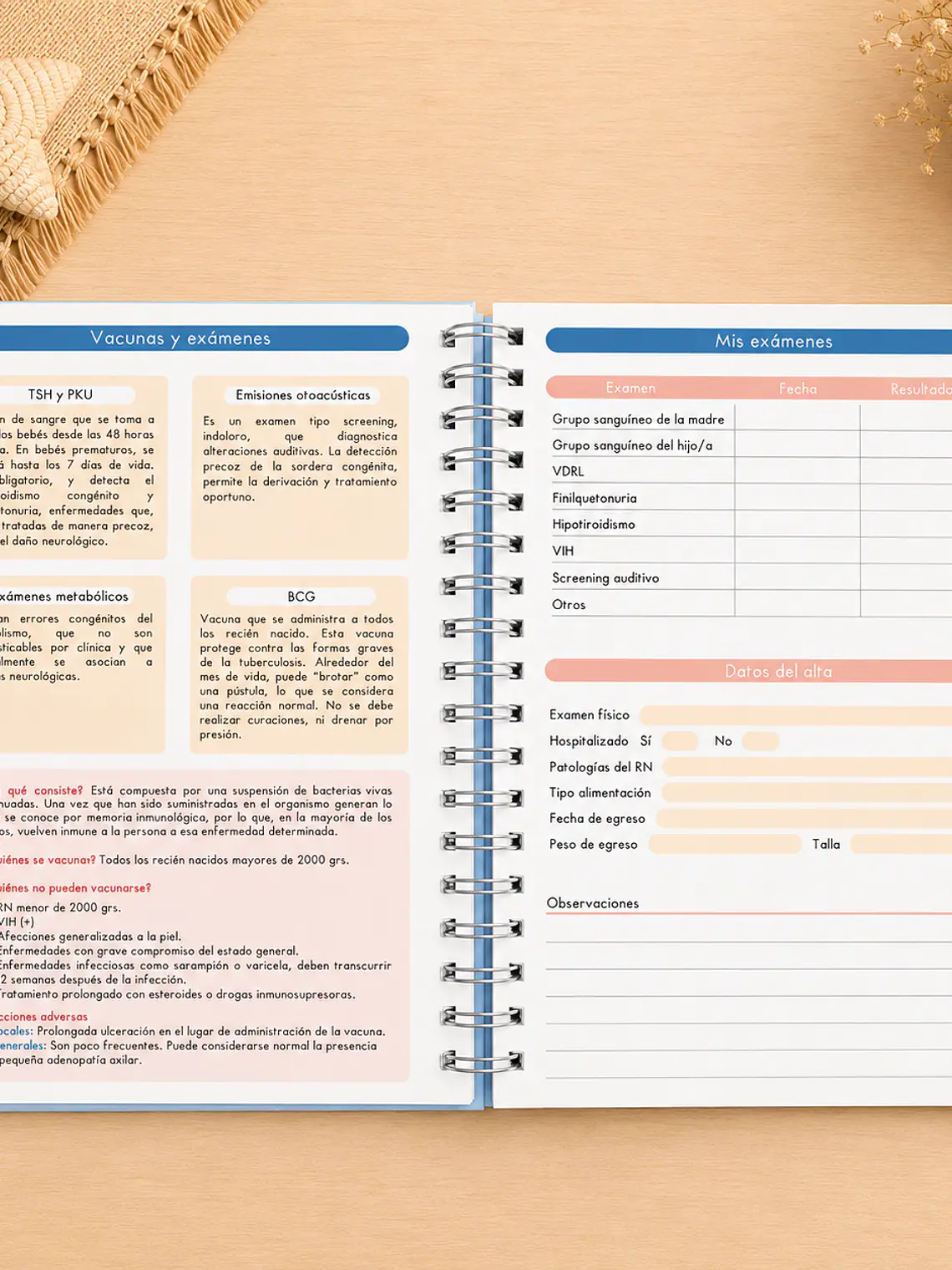 cuaderno pediátrico niño astronauta  8