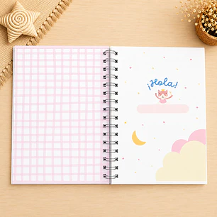 cuaderno pediátrico niña astronauta ✨