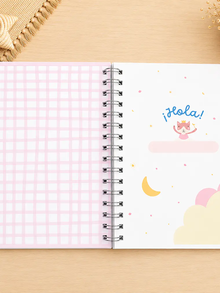 cuaderno pediátrico niña astronauta ✨ 2