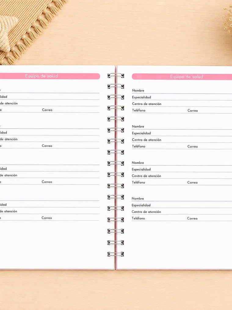 cuaderno pediátrico niña astronauta ✨ 8