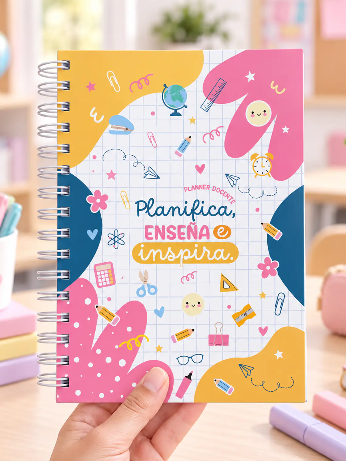 PLANNER DOCENTE MUJER AZUL 1