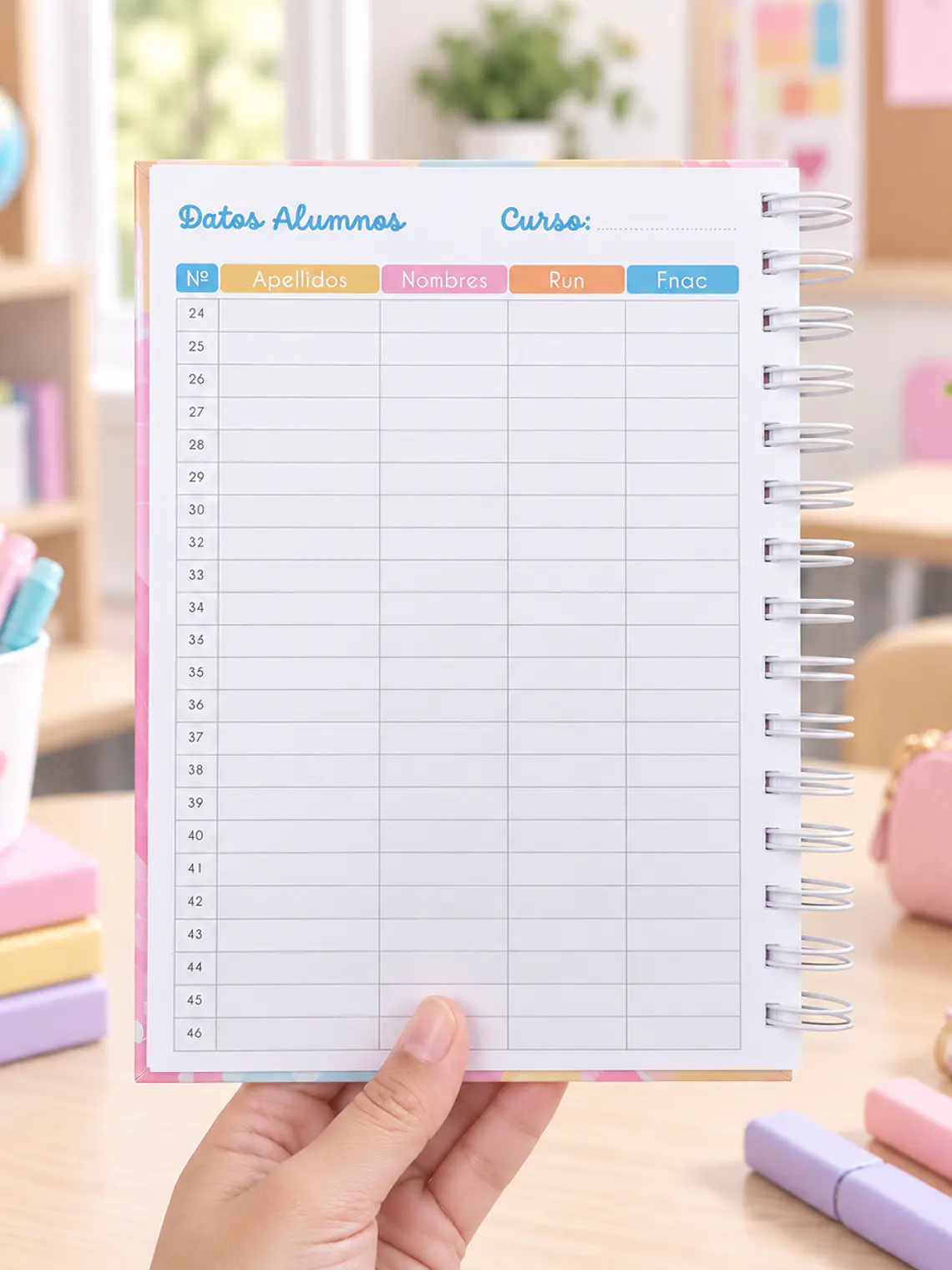 PLANNER DOCENTE MUJER AZUL 2