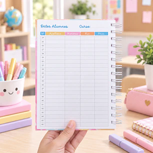 PLANNER DOCENTE MUJER AZUL