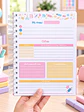 PLANNER DOCENTE MUJER AZUL - Miniatura 5