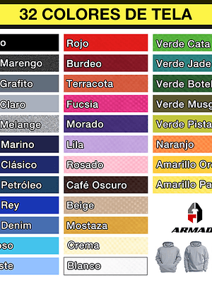 Poleron Canguro Azul Marino Hombre Algodon Premium