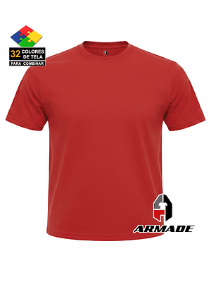 Polera Hombre Manga Corta de Algodón Premium Nacional