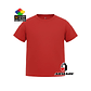 Polera Roja Infantil Niño Manga Corta de Algodón Premium Nacional - Miniatura 1